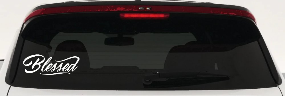 Blessed Christian Car or Truck Window Decal Sticker
