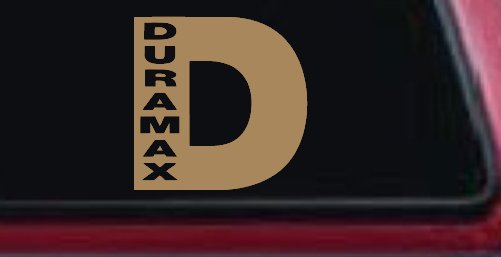 Duramax Diesel D  Car or Truck Window Decal Sticker