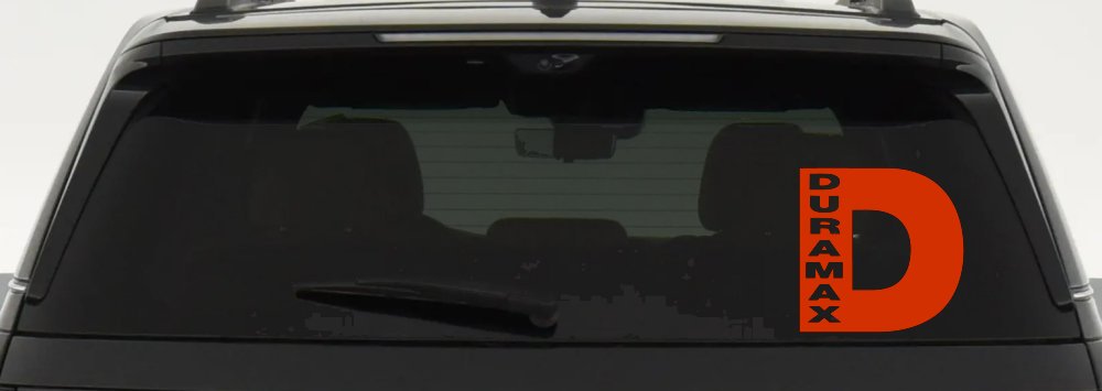 Duramax Diesel D  Car or Truck Window Decal Sticker