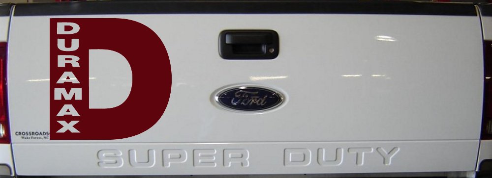 Duramax Diesel D  Car or Truck Window Decal Sticker
