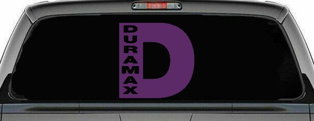 Duramax Diesel D  Car or Truck Window Decal Sticker