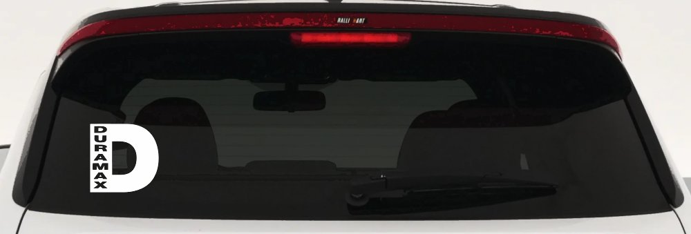 Duramax Diesel D  Car or Truck Window Decal Sticker