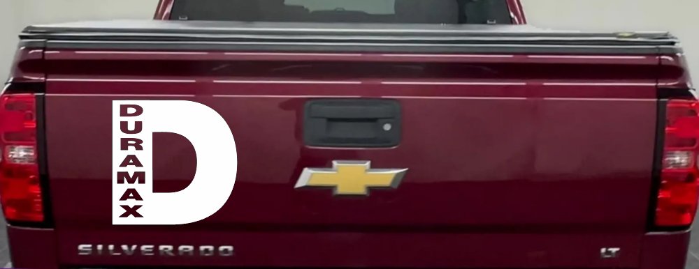 Duramax Diesel D  Car or Truck Window Decal Sticker