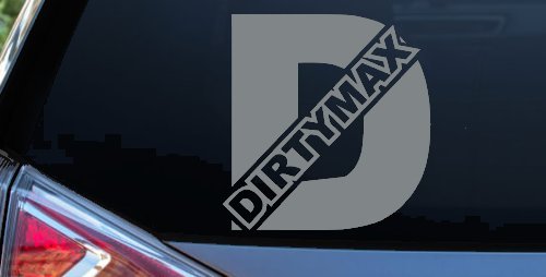 Duramax Diesel Big D Dirtymax Off Road Car or Truck Window Decal Sticker (Telegrey)
