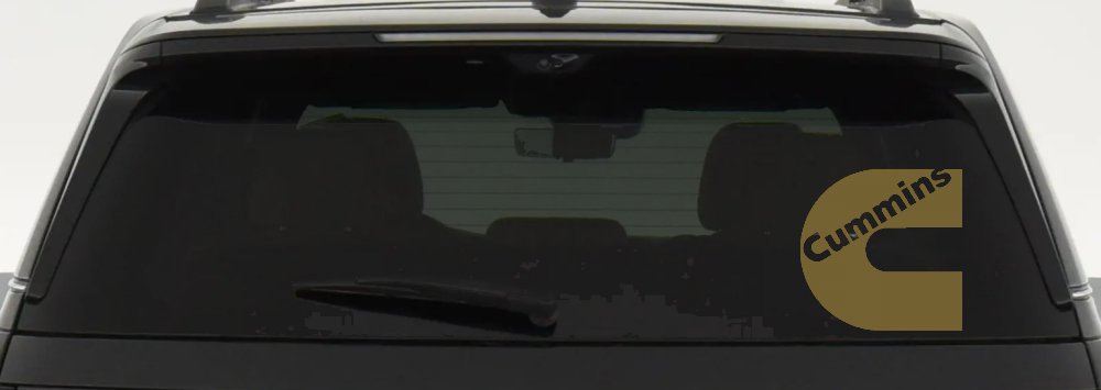 Cummins Diesel Big C Off Road Car or Truck Window Decal Sticker