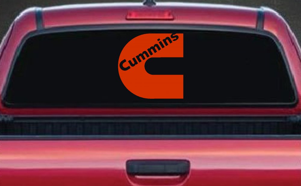 Cummins Diesel Big C Off Road Car or Truck Window Decal Sticker
