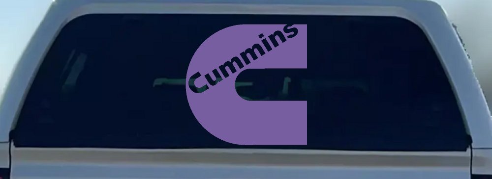 Cummins Diesel Big C Off Road Car or Truck Window Decal Sticker