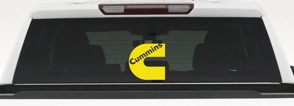 Cummins Diesel Big C Off Road Car or Truck Window Decal Sticker