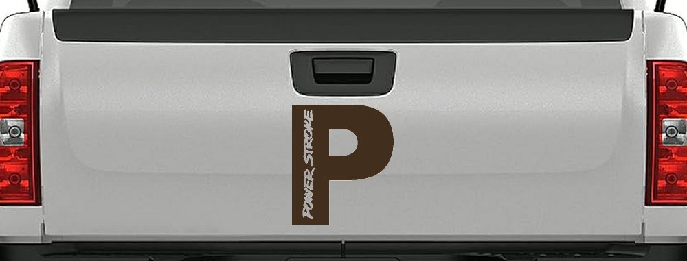 Powerstroke Diesel Big P Off Road Car or Truck Window Decal Sticker