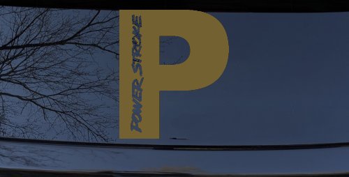 Powerstroke Diesel Big P Off Road Car or Truck Window Decal Sticker