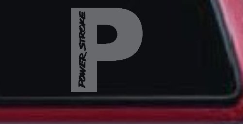 Powerstroke Diesel Big P Off Road Car or Truck Window Decal Sticker