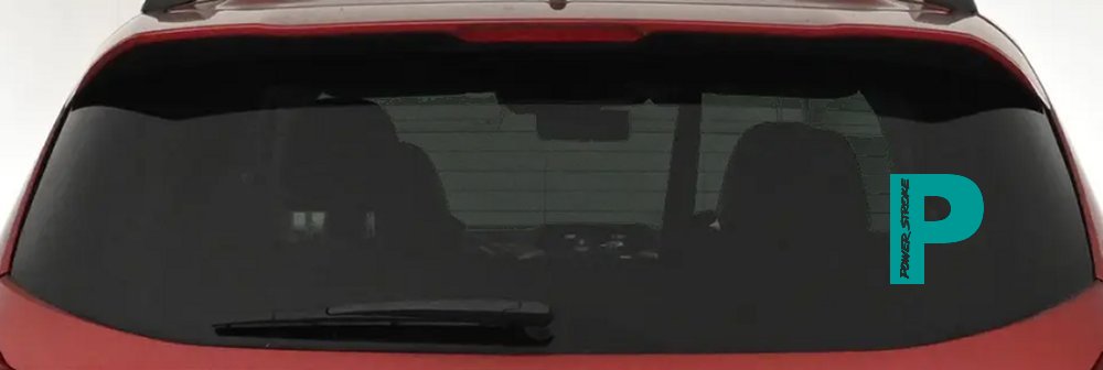 Powerstroke Diesel Big P Off Road Car or Truck Window Decal Sticker