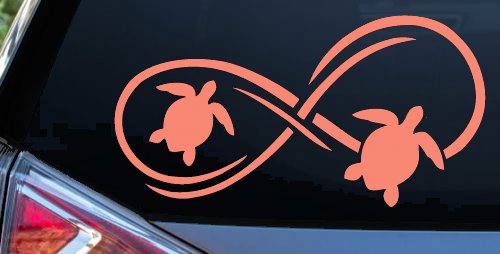 Sea Turtle Infinity Car or Truck Window Decal Sticker