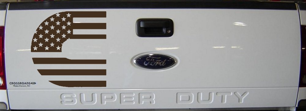 Cummins Diesel American Flag Car or Truck Window Decal Sticker