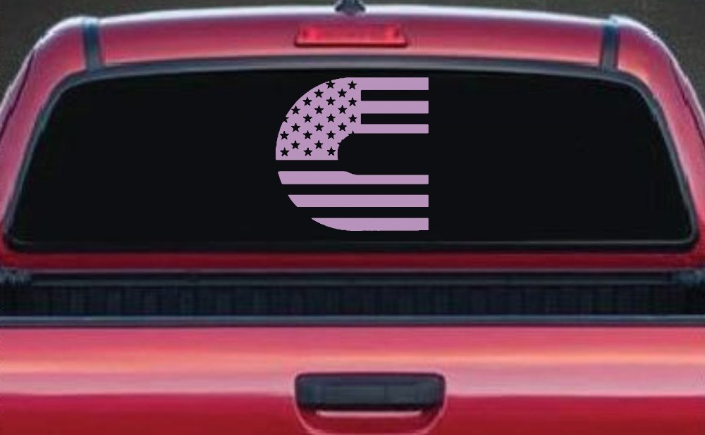 Cummins Diesel American Flag Car or Truck Window Decal Sticker