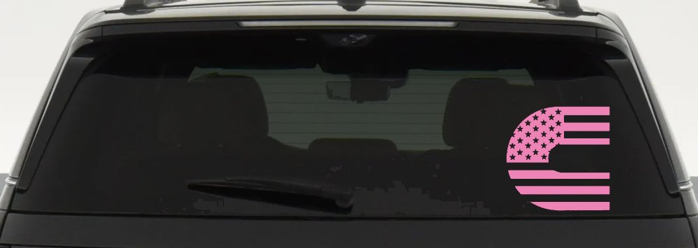 Cummins Diesel American Flag Car or Truck Window Decal Sticker