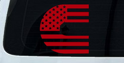 Cummins Diesel American Flag Car or Truck Window Decal Sticker