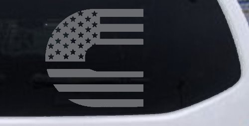 Cummins Diesel American Flag Car or Truck Window Decal Sticker