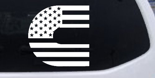 Cummins Diesel American Flag Car or Truck Window Decal Sticker