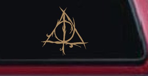Deathly Hallows Sci Fi Car or Truck Window Decal Sticker