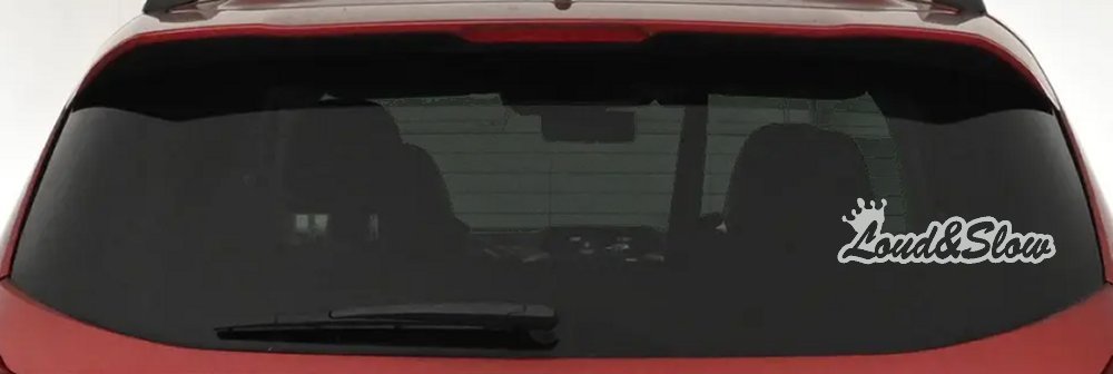 Loud and Slow with Crown Car or Truck Window Decal Sticker