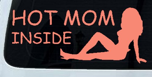 Hot Mom Inside Mother MILF Car or Truck Window Decal Sticker