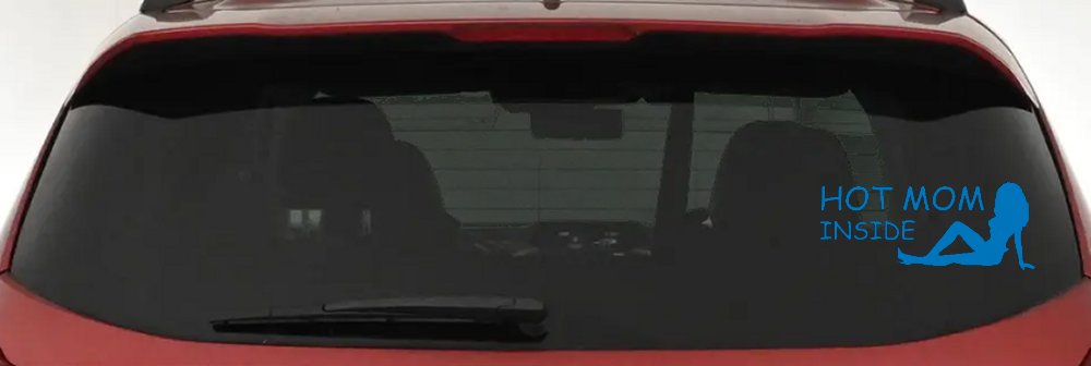Hot Mom Inside Mother MILF Car or Truck Window Decal Sticker