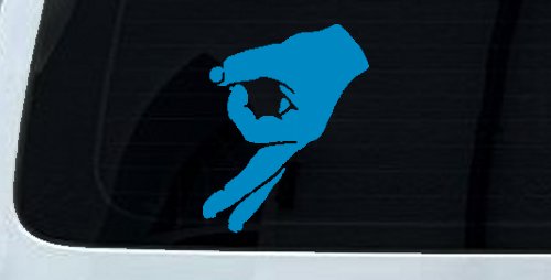 Funny Circle Game Hand Car or Truck Window Decal Sticker