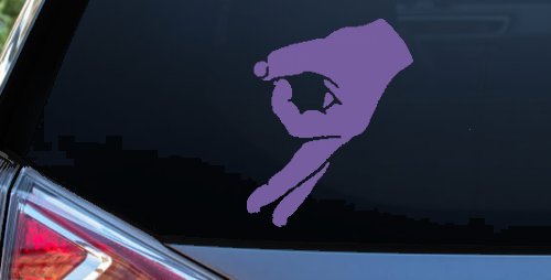 Funny Circle Game Hand Car or Truck Window Decal Sticker