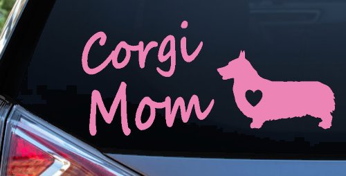 Corgi Mom Dog Love Heart Car or Truck Window Decal Sticker