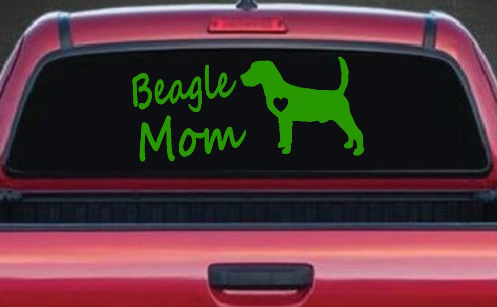 Beagle Mom Dog Car or Truck Window Decal Sticker
