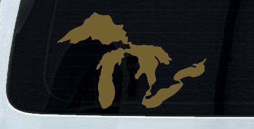 Great Lakes Car or Truck Window Decal Sticker