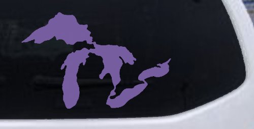 Great Lakes Car or Truck Window Decal Sticker
