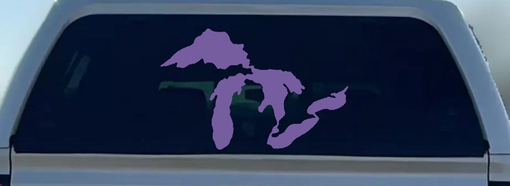 Great Lakes Car or Truck Window Decal Sticker