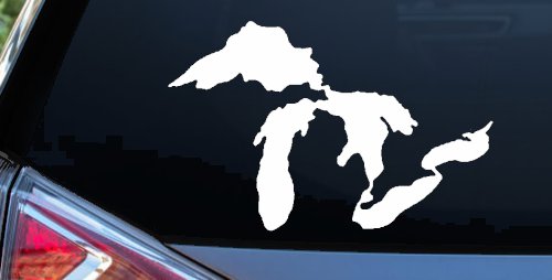 Great Lakes Car or Truck Window Decal Sticker