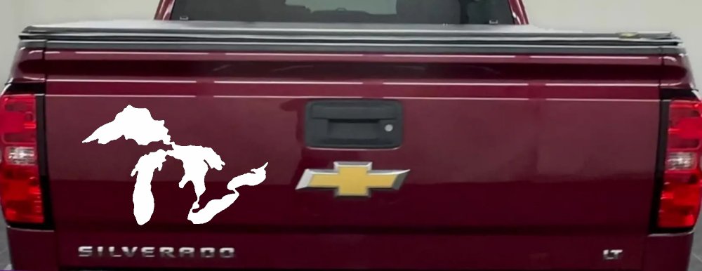 Great Lakes Car or Truck Window Decal Sticker