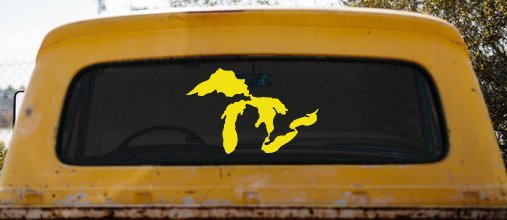 Great Lakes Car or Truck Window Decal Sticker