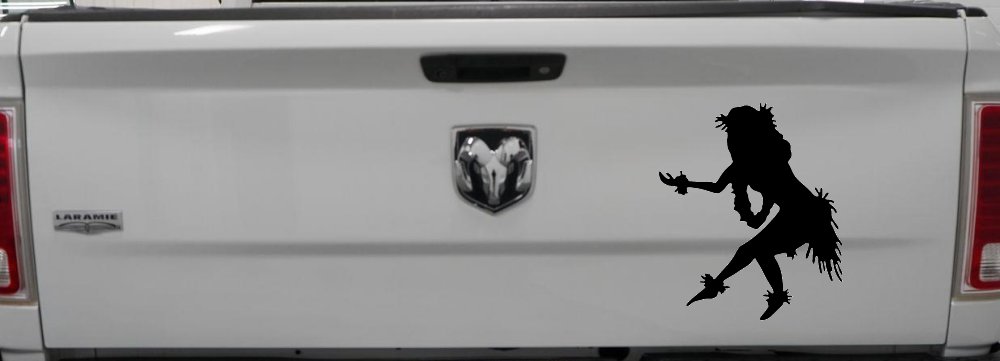 Hula Girl Dancing Car or Truck Window Decal Sticker