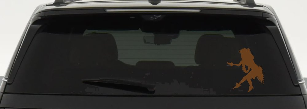 Hula Girl Dancing Car or Truck Window Decal Sticker