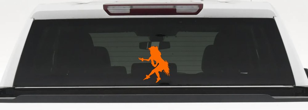 Hula Girl Dancing Car or Truck Window Decal Sticker