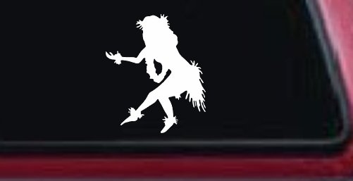 Hula Girl Dancing Car or Truck Window Decal Sticker
