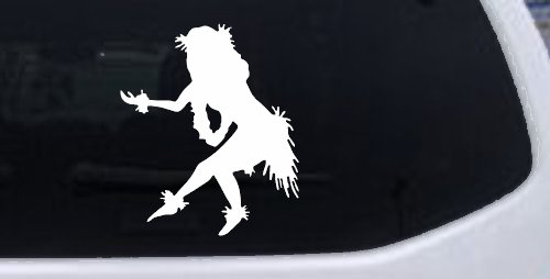Hula Girl Dancing Car or Truck Window Decal Sticker