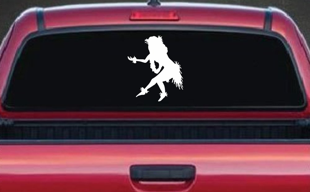 Hula Girl Dancing Car or Truck Window Decal Sticker