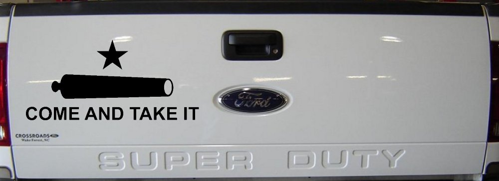 Come and Take It Cannon 2nd Amendment Molon Labe Pro Gun Guns Car or Truck Window Decal Sticker
