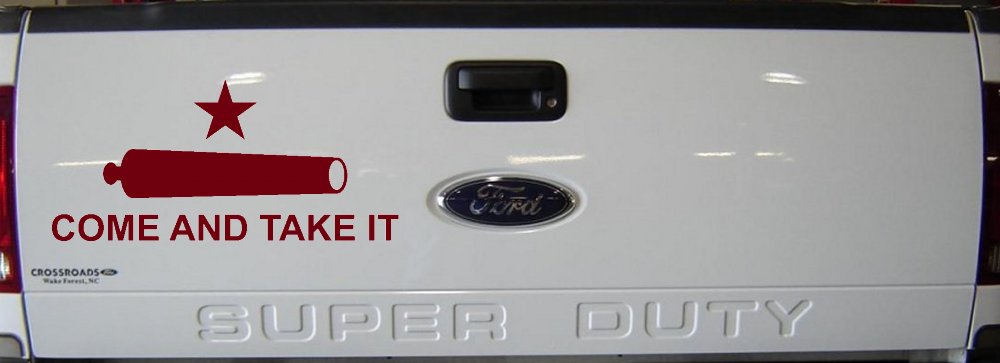 Come and Take It Cannon 2nd Amendment Molon Labe Pro Gun Guns Car or Truck Window Decal Sticker