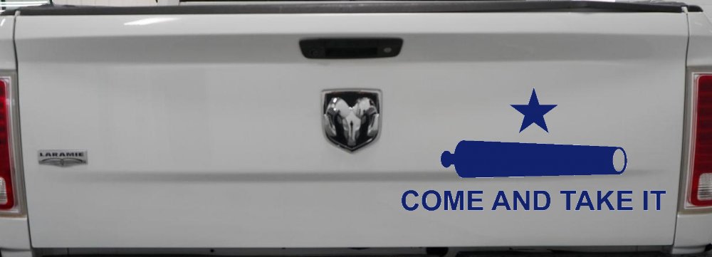 Come and Take It Cannon 2nd Amendment Molon Labe Pro Gun Guns Car or Truck Window Decal Sticker