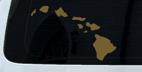 Hawaiian Island Chain Car or Truck Window Decal Sticker