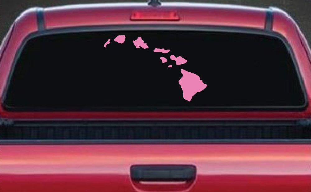 Hawaiian Island Chain Car or Truck Window Decal Sticker