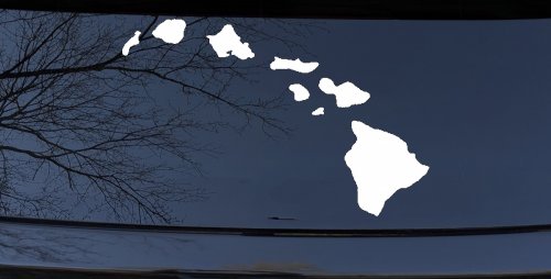 Hawaiian Island Chain Car or Truck Window Decal Sticker