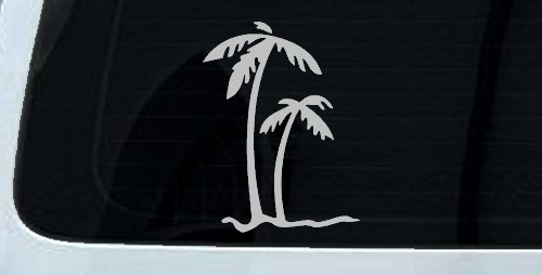 Palm Trees Tropical Beach Car or Truck Window Decal Sticker